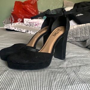 Black heels